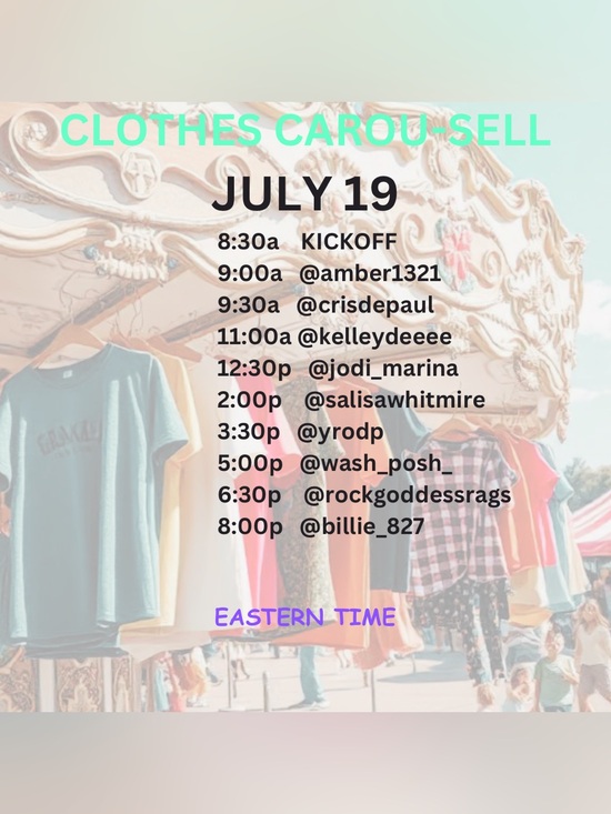 Tops - 🎠 Clothes Carou-SELL 🎠 is LIVE now Monthly Train Show July 19
